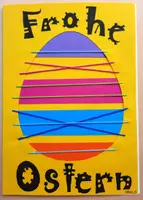 Vorschau - Arbeitsblätter - Basteln für Ostern: Osterkarte "Fadengrafik-Ei" - Seite 2