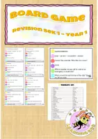 Vorschau - Spiele - Revision board game - English year 1 - Deckblatt