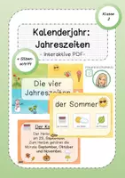 Vorschau - Interaktives Material - Jahreszeiten interaktive PDF (Klasse 1/2) - Deckblatt