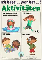 Vorschau - Spiele - Ich habe ... Wer hat ... Aktivitäten (Lesespiel für Gruppen) - Deckblatt