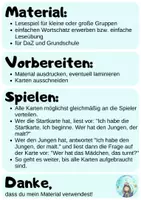 Vorschau - Spiele - Ich habe ... Wer hat ... Aktivitäten (Lesespiel für Gruppen) - Seite 1