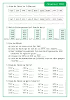 Vorschau - Arbeitsblätter - Rechnen im Zahlenraum 10000 (Teil 2) - Kopiervorlagen - Seite 3