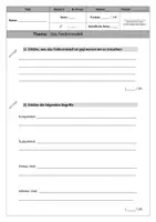 Vorschau - Arbeitsblätter - Feldermodell - Test / Klassenarbeit / Leistungsnachweis - Seite 2