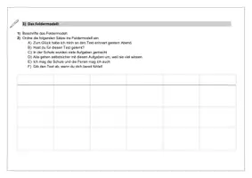 Vorschau - Arbeitsblätter - Feldermodell - Test / Klassenarbeit / Leistungsnachweis - Seite 3