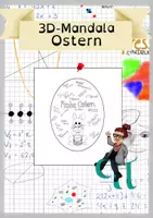 Vorschau - Mal- und Bastelvorlagen - 3D-Mandala: Ostern - Deckblatt