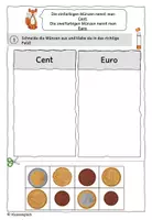 Vorschau - Arbeitsblätter - Selbstlernheft: Geld - Euro und Cent (Klasse 1 -ZR 20) - Seite 3