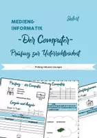 Vorschau - Test - Prüfung zur Unterrichtseinheit Computer inkl. Lösungen - Deckblatt