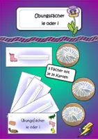 Vorschau - Aufgabenkarten - Fächer ie oder i - Deckblatt