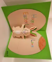 Vorschau - Arbeitsblätter - Basteln für Ostern: 3D Pop-up Karte "Hase" (Osterkarte) - Seite 2
