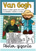 Vista previa - Manualidades / Dibujos para colorear - Van Gogh póster colaborativo del cuadro "La mecedora" - Portada