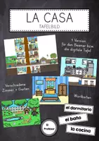 Vorschau - Präsentationen/Tafelbilder - La casa - Tafelmaterial (+Übersicht für den Beamer) - Deckblatt