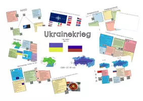 Vorschau - Arbeitsblätter - Ukrainekrieg in der Unterrichtspraxis I- Materialien mit Arbeitsaufträgen - Deckblatt