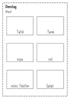 Vorschau - Arbeitsblätter - Leseübung oder Wochenhausaufgabe zum Buchstaben T - Seite 3
