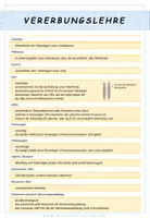 Vorschau - Merkblätter - Biologie: Vererbungslehre - Fachbegriffe - Seite 1