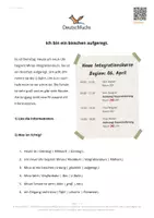 Vorschau - Arbeitsblätter - Deutschfuchs A1 - 32 - Ich bin ein bisschen aufgeregt. - Deckblatt