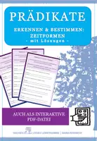 Vorschau - Arbeitsblätter - Deutsch: Prädikate erkennen und bestimmen - interaktiv - Deckblatt
