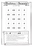 Vorschau - Präsentationen/Tafelbilder - Rhythmuskarten - Rhythmussprache (Viertel-, Achtelnote) - Seite 3
