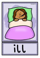 Vorschau - Poster - At the doctors | Feeling sick | Tafelkarten - Seite 1