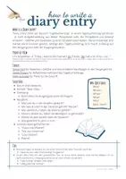 Vorschau - Merkblätter - How to Write a Diary Entry | Merkblatt & Beispieltext - Seite 2