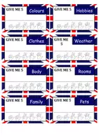Vorschau - Arbeitsblätter - GIVE ME FIVE - 64 COLOURED THEME CARDS - Seite 1