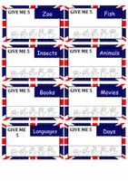 Vorschau - Arbeitsblätter - GIVE ME FIVE - 64 COLOURED THEME CARDS - Seite 2