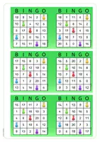 Vorschau - Arbeitsblätter - Bingo-Karten im Zahlenraum bis 20 + Blanko-Vorlage - Seite 2