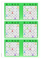 Vorschau - Arbeitsblätter - Bingo-Karten im Zahlenraum bis 20 + Blanko-Vorlage - Seite 3