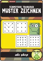 Vorschau - Arbeitsblätter - Muster zeichnen, Muster symmetrisch übertragen - Deckblatt