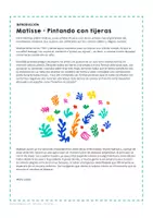 Vista previa - Manualidades / Dibujos para colorear - Matisse - Plantillas para collages de recortes - página 3