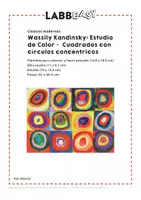 Vista previa - Manualidades / Dibujos para colorear - Wassily Kandinsky: Estudio de Color - página 1