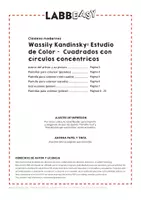 Vista previa - Manualidades / Dibujos para colorear - Wassily Kandinsky: Estudio de Color - página 2