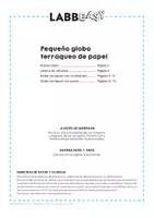 Vista previa - Manualidades / Dibujos para colorear - Globo terráqueo de papel (Ø 15 cm) - página 2