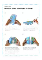 Vista previa - Manualidades / Dibujos para colorear - Globo terráqueo de papel (Ø 15 cm) - página 3
