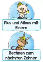 Vorschau - Poster - Lernweg-Schilder - Plus und Minus im ZR bis 100 - Seite 2