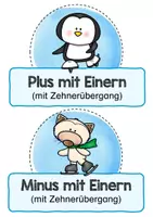 Vorschau - Poster - Lernweg-Schilder - Plus und Minus im ZR bis 100 - Seite 3
