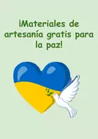 Vista previa - Hojas de trabajo - ¡Materiales de artesanía gratis para la paz! - Guerra en Ucrania - Portada