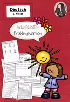 Vorschau - Arbeitsblätter - Arbeitsblätter Frühling Verben Klasse 2 bis 3 - Deckblatt
