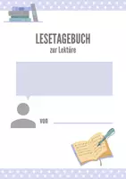 Vorschau - Arbeitsblätter - Universelles Lesetagebuch - Deckblatt
