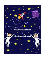 Vista previa - Manualidades / Dibujos para colorear - Guía atención y grafomotricidad - Astronautas - Portada