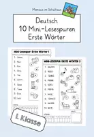 Vorschau - Arbeitsblätter - Mini-Lesespuren Erste Wörter - Deckblatt