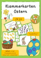 Vorschau - Spiele - Klammerkarten Ostern ZR 20 Vorschule/Klasse 1 - Deckblatt