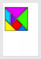 Vorschau - Arbeitsblätter - Tangram Tiere Teil I drei Versionen - Seite 1