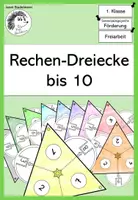 Vorschau - Fördermaterial/Inklusion - Rechendreiecke im ZR10 - Deckblatt