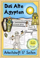 Vorschau - Arbeitsblätter - Altes Ägypten - Arbeitsheft - Grundschule - Deckblatt