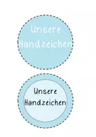 Vorschau - Bildkarten - Aushang Handzeichen für den Unterricht - Seite 2