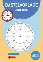 Vorschau - Mal- und Bastelvorlagen - Bastelvorlage: Uhr (8 verschiedene Versionen) - Deckblatt