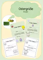 Vorschau - Anderer Materialtyp - Ostergruß Schüler*innen - Deckblatt