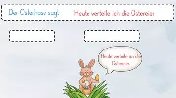 Vorschau - Präsentationen/Tafelbilder - Wörtliche Rede mit dem Osterhasen - Präsentation an der digitalen Tafel - Seite 3