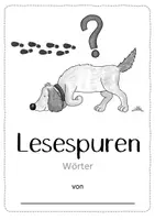 Vorschau - Arbeitsblätter - Minilesespuren Frühling - Lesespuren - Minilesespur 5 Stck. - 5 Minilesespuren - Silbenschrift - Freiarbeit - Lesetraining & Wortschatztraining - Seite 3