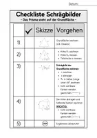 Vorschau - Arbeitsblätter - Schrägbilder zeichnen (Prismen) | Anleitung | Differenzierung - Seite 3
